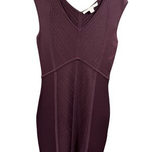 Elegant Sleeveless Purple Mini Dress DIANEVONFURSTENBERG
